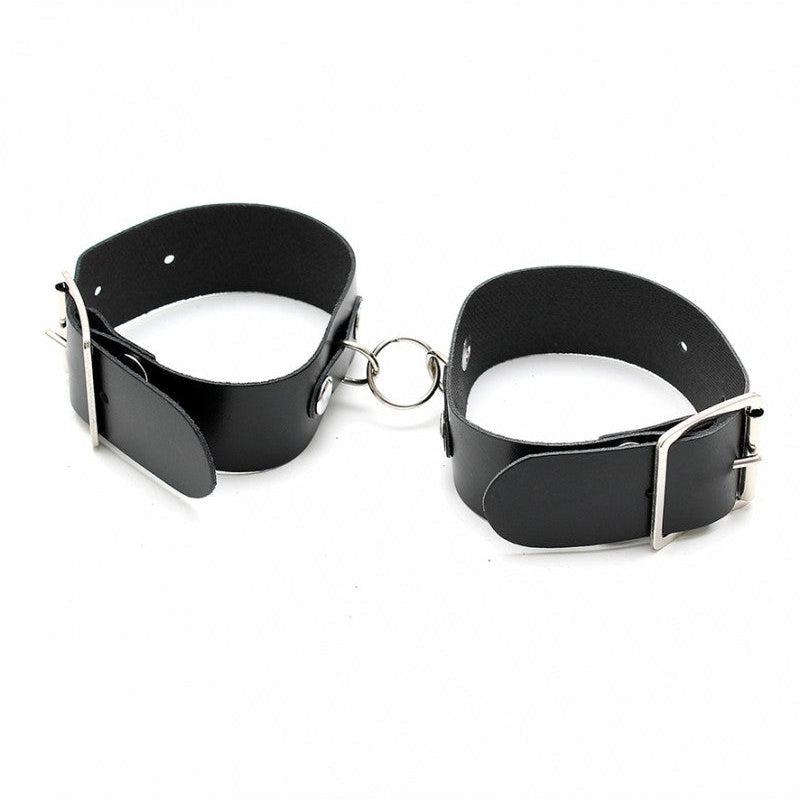 Rimba - Eenvoudige Leren armboeien Met Ring-Laced-up.nl
