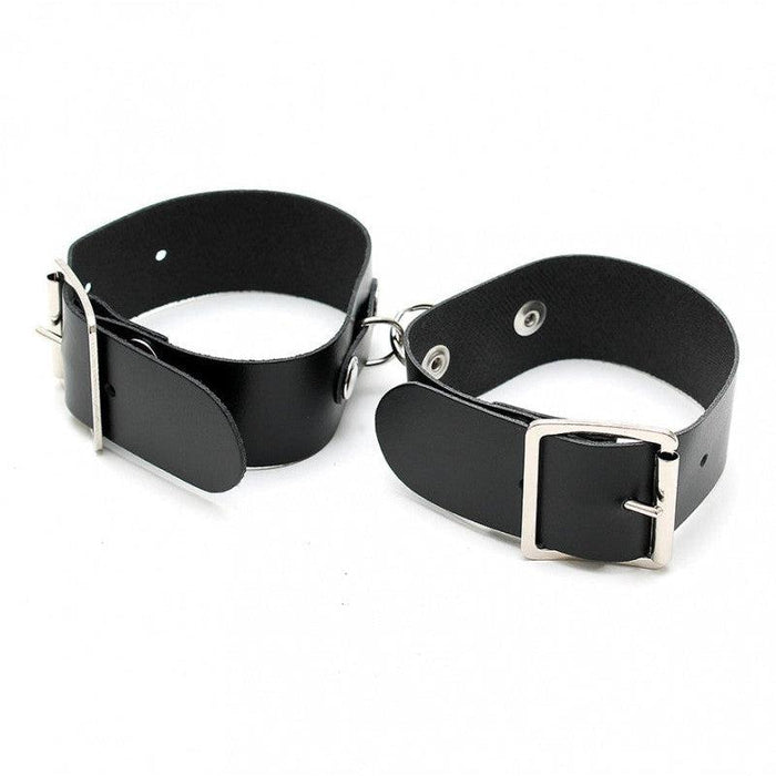 Rimba - Eenvoudige Leren armboeien Met Ring-Laced-up.nl