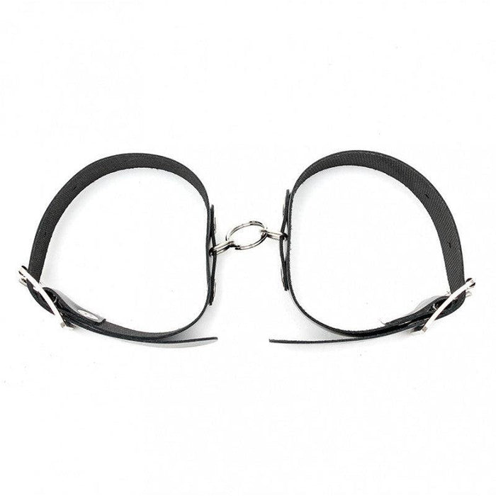 Rimba - Eenvoudige Leren voetboeien Met Ring-Laced-up.nl