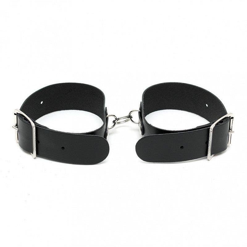 Rimba - Eenvoudige Leren voetboeien Met Ring-Laced-up.nl