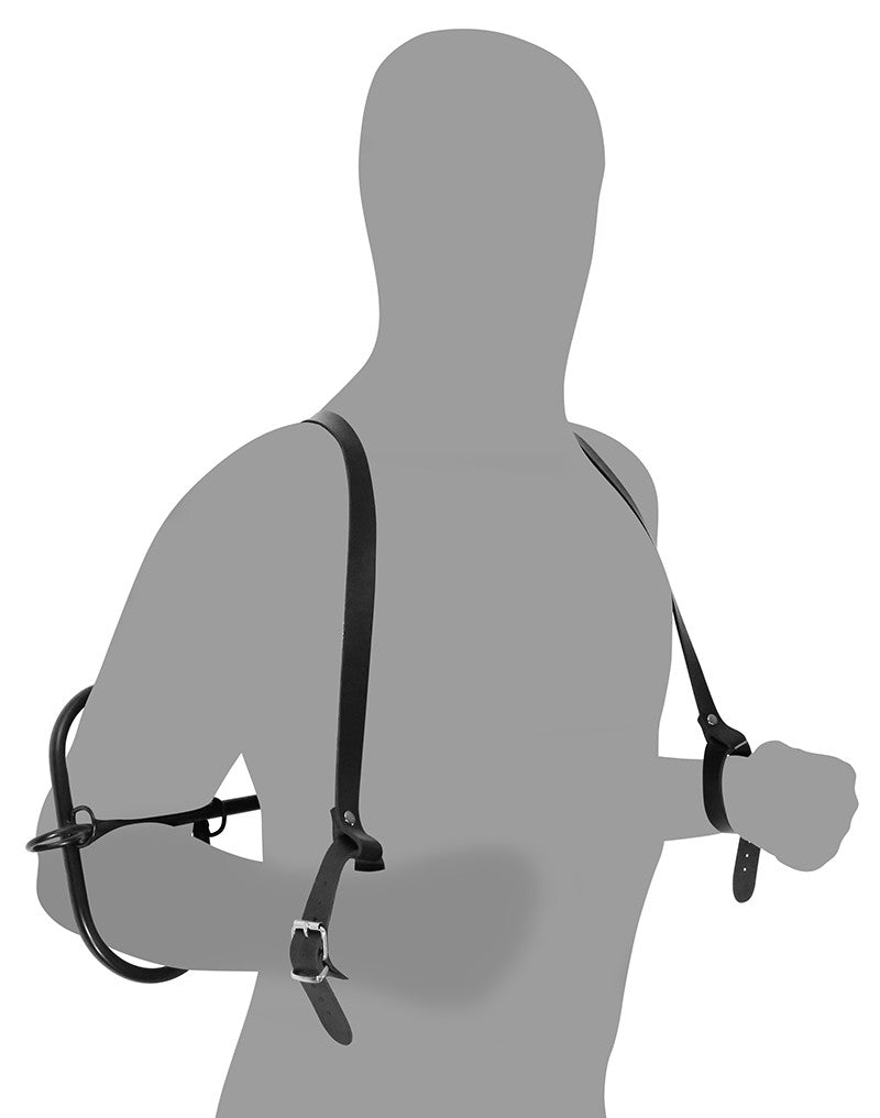Rimba - Elleboog Bondageset Met Stang, Boeien En Ellebooghouders-Erotiekvoordeel.nl