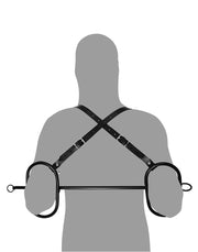Rimba - Elleboog Bondageset Met Stang, Boeien En Ellebooghouders-Erotiekvoordeel.nl