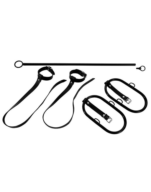 Rimba Bondage Play - Elleboog Bondageset Met Stang, Boeien En Ellebooghouders-Laced-up.nl