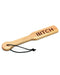 Rimba Bondage Play - Houten Spanking Paddle met Tekst 'Bitch'-Laced-up.nl