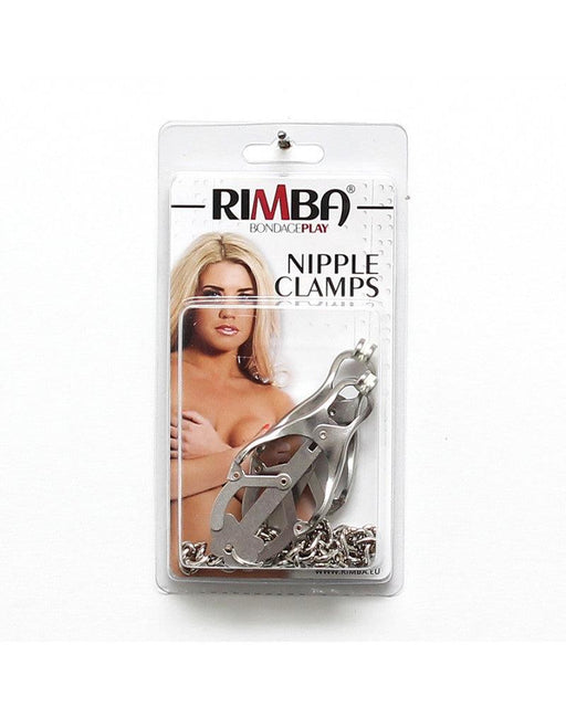 Rimba Bondage Play - Japanse Clover Tepelklemmen Met Ketting-Laced-up.nl