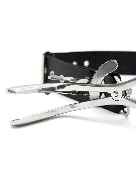 Rimba Bondage Play - Jennings Mondklem Met Leren Nekstrap-Laced-up.nl