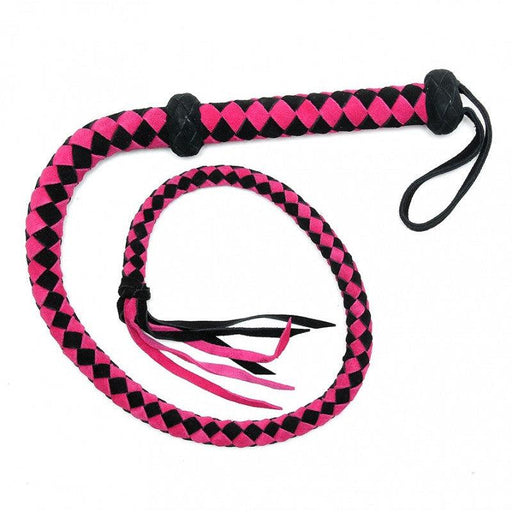 Rimba Bondage Play - Korte Bull Whip - Roze-Laced-up.nl