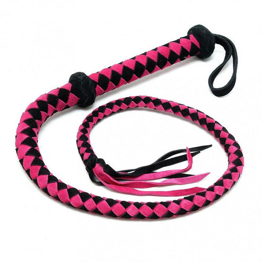 Rimba Bondage Play - Korte Bull Whip - Roze-Laced-up.nl