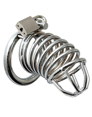 Rimba - Cage de chasteté - Cage à pénis en métal avec cadenas - Laced-up.nl