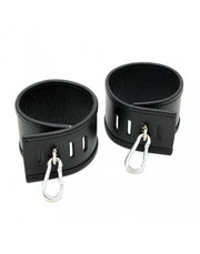 Rimba - Menottes de cheville en cuir Asylum - Noir - Laced-up.nl