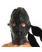 Rimba Bondage Play - Leren Masker Met afneembare gag En oogdelen-Laced-up.nl