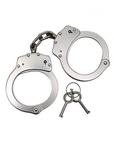 Rimba - Handboeien - Metalen Politie Polsboeien - Extra Zwaar - Verstelbaar-Laced-up.nl