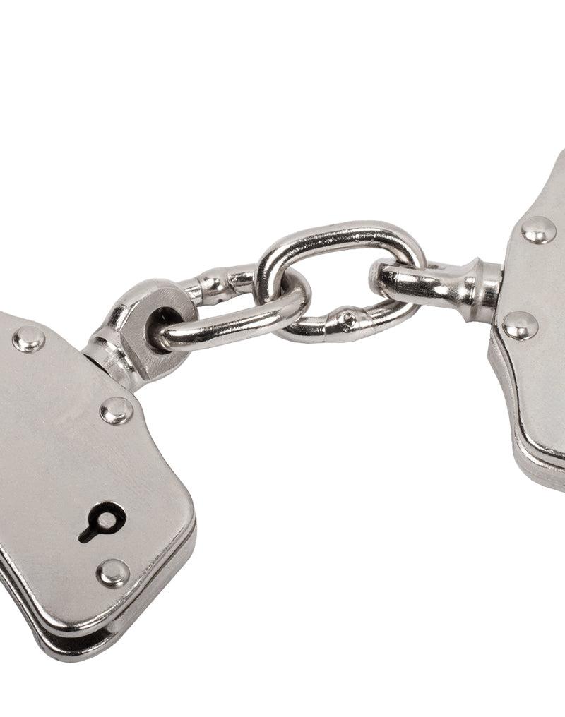 Rimba - Handboeien - Metalen Politie Polsboeien - Extra Zwaar - Verstelbaar-Laced-up.nl
