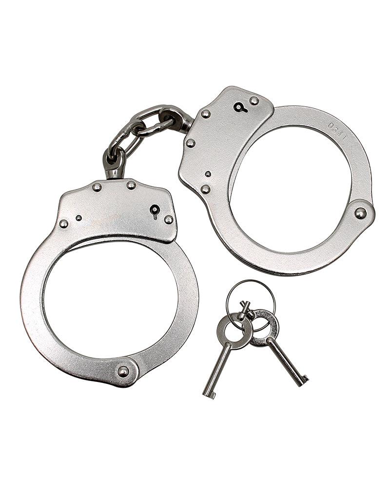 Rimba - Handboeien - Metalen Politie Polsboeien - Extra Zwaar - Verstelbaar-Laced-up.nl
