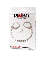 Rimba - Menottes de pied métalliques de police avec chaîne - Menottes ultra-résistantes - Menottes de pied en acier - Laced-up.nl