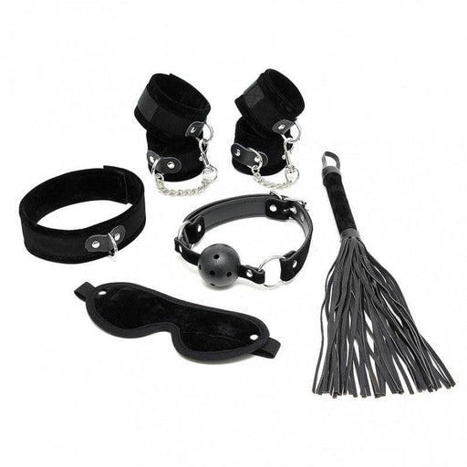 Rimba Bondage Play - Soft Bondage Beginners Set - 6-delig - Zwart-Laced-up.nl