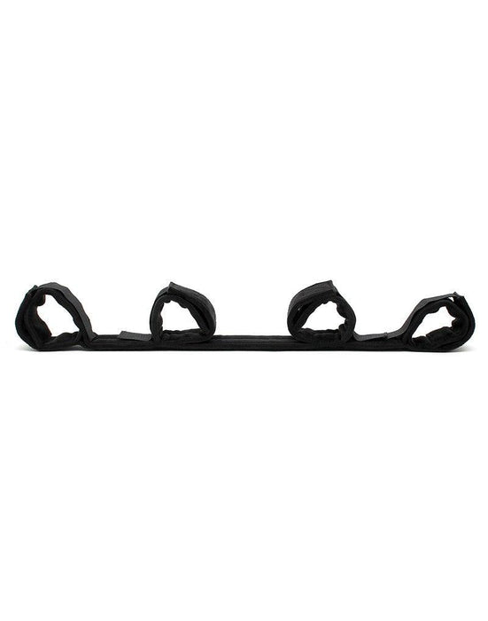 Rimba Bondage Play - Spreader Bar - spreidstang Met vier Boeien - Zwart-Laced-up.nl