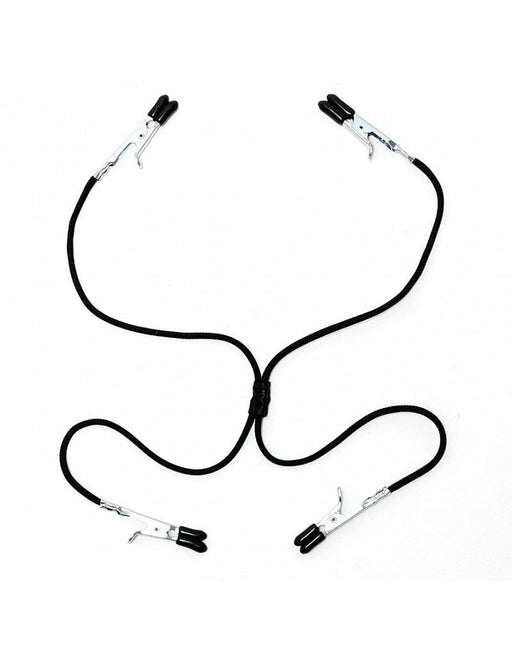 Rimba Bondage Play - Tepel-schaamlip klemmen Met elastiek-Laced-up.nl