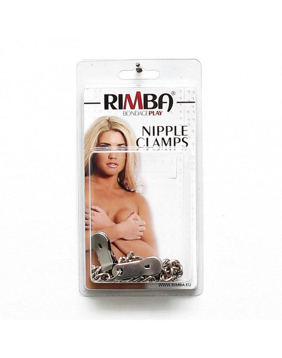 Rimba Bondage Play - Tepelklemmen Met Ketting-Laced-up.nl