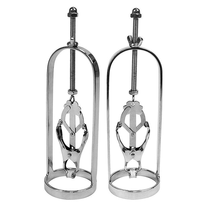 Rimba Bondage Play - Tepelklemmen - Tepel Stretchers Met Japanse Clover Klemmen-Laced-up.nl