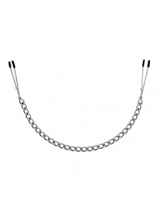 Rimba Bondage Play - Verstelbare Pincet Tepelklemmen Met Ketting-Laced-up.nl