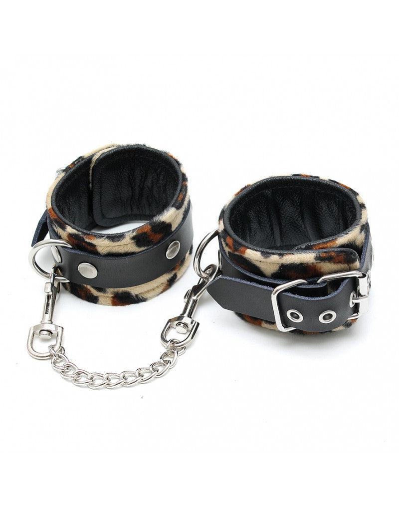 Rimba - Voetboeien Met Karabijnhaken - Panter print-Laced-up.nl