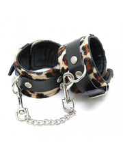 Rimba - Voetboeien Met Karabijnhaken - Panter print-Laced-up.nl