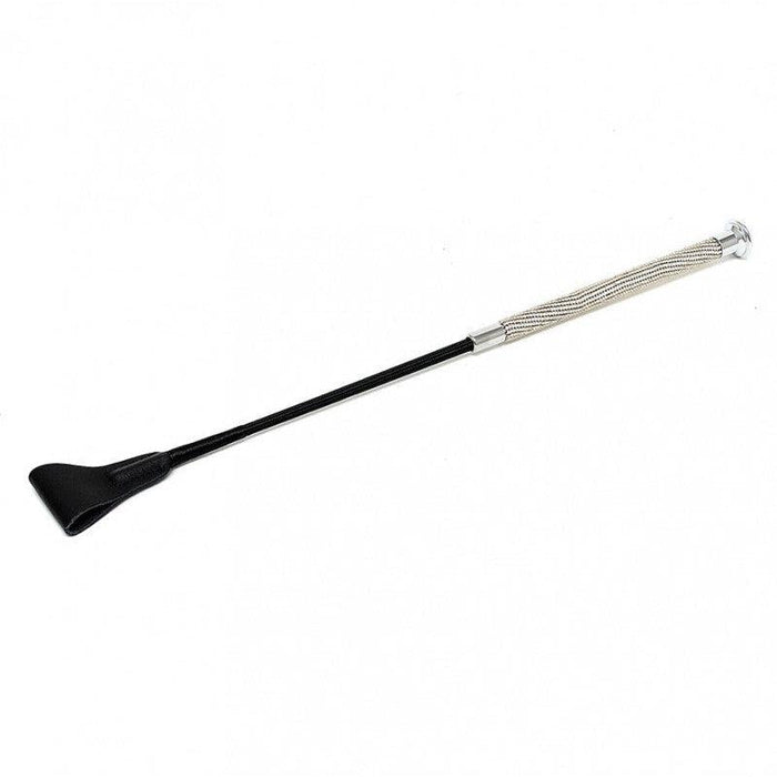 Rimba - Zeer luxueuze design Paardrijzweep Met diamanten Handvat-Laced-up.nl