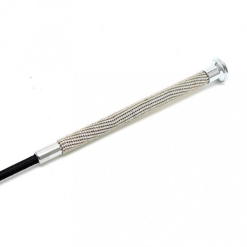 Rimba - Zeer luxueuze design Paardrijzweep Met diamanten Handvat-Laced-up.nl