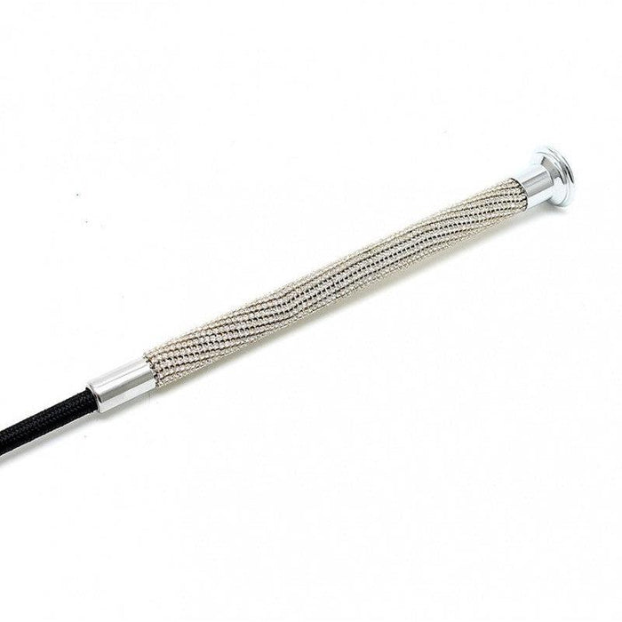 Rimba - Zeer luxueuze design Paardrijzweep Met diamanten Handvat-Laced-up.nl