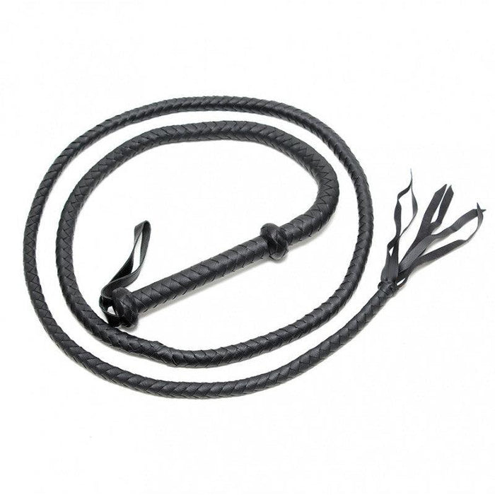 Rimba - Zweep - Bullwhip - 250 cm - Zwart-Laced-up.nl