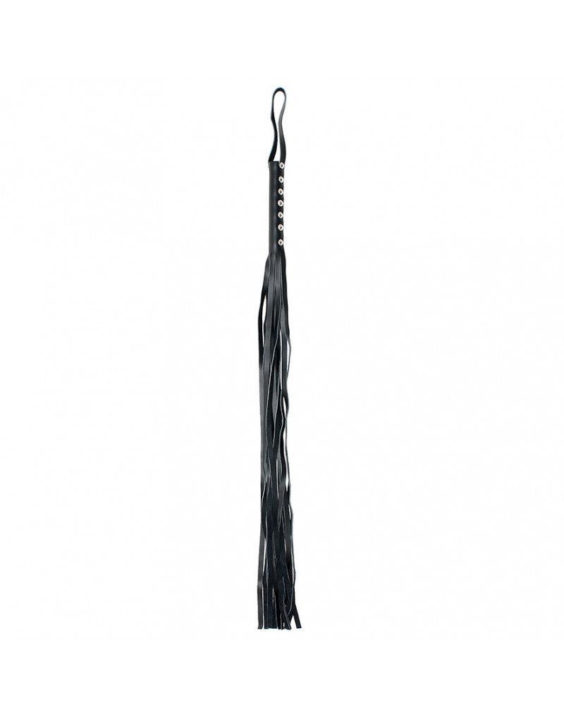 Rimba - Zweep Met Zwarte strengen Leer 72 cm-Laced-up.nl