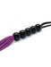Rimba - Zweepje Met Siliconen strengetjes - Paars-Laced-up.nl