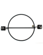 Rimba - Bondage Ring - Restraint Ring Met Leren Boeien En Hangslot-Laced-up.nl