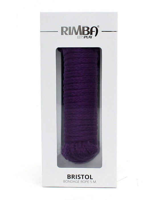 Rimba - Bristol - Bondagetouw Katoen - 5 Meter - Paars-Erotiekvoordeel.nl