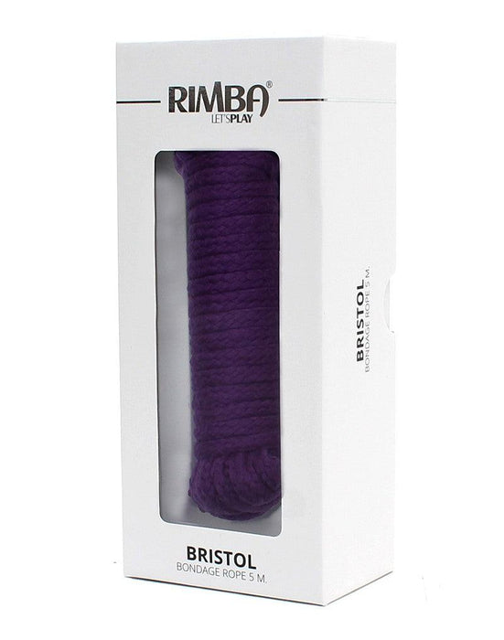Rimba - Bristol - Bondagetouw Katoen - 5 Meter - Paars-Erotiekvoordeel.nl