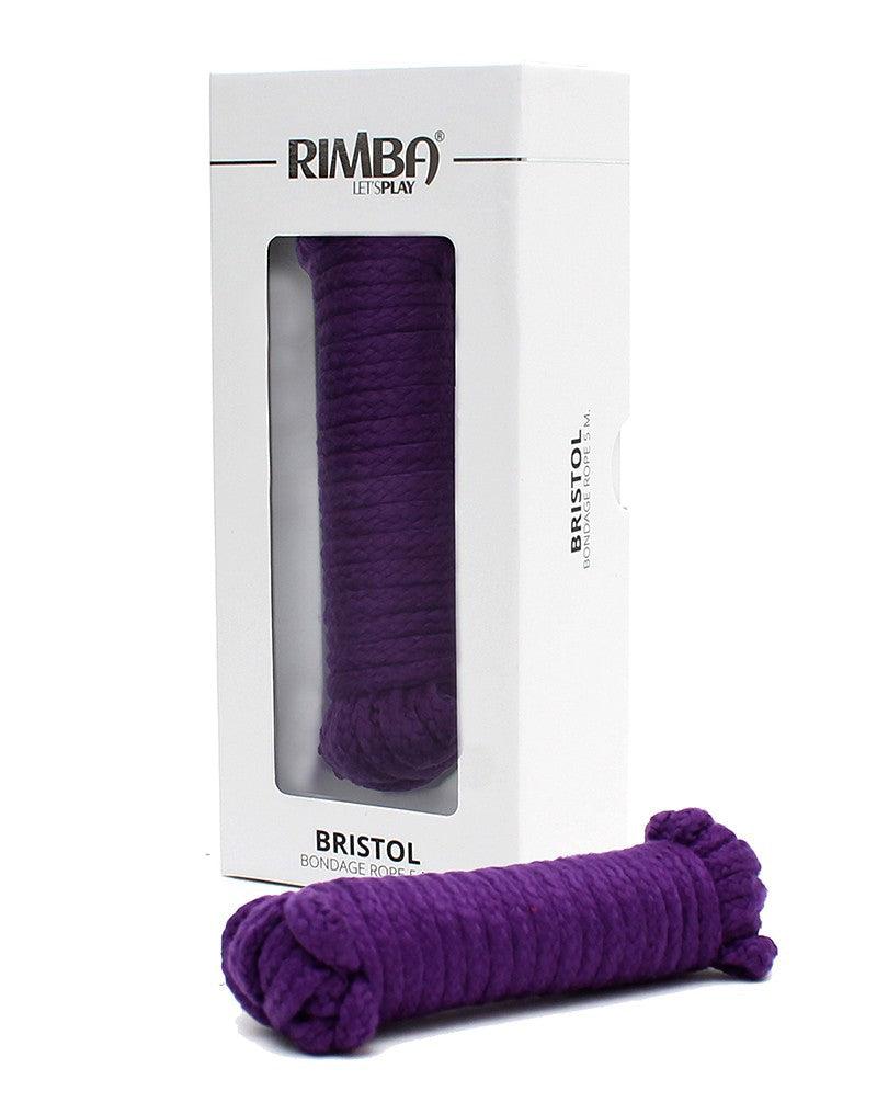 Rimba - Bristol - Bondagetouw Katoen - 5 Meter - Paars-Laced-up.nl