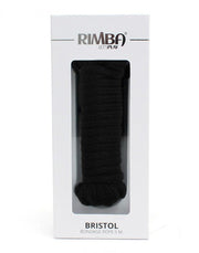 Rimba - Bristol - Bondagetouw Katoen - 5 Meter - Zwart-Laced-up.nl