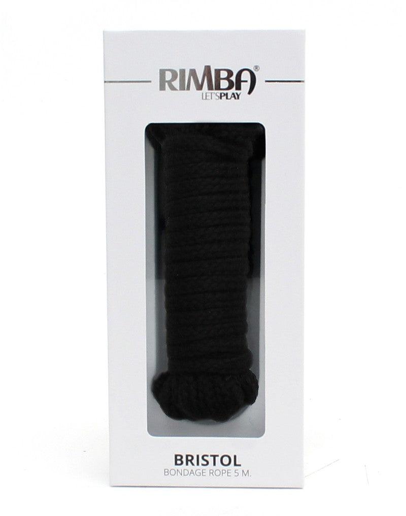 Rimba - Bristol - Bondagetouw Katoen - 5 Meter - Zwart-Laced-up.nl