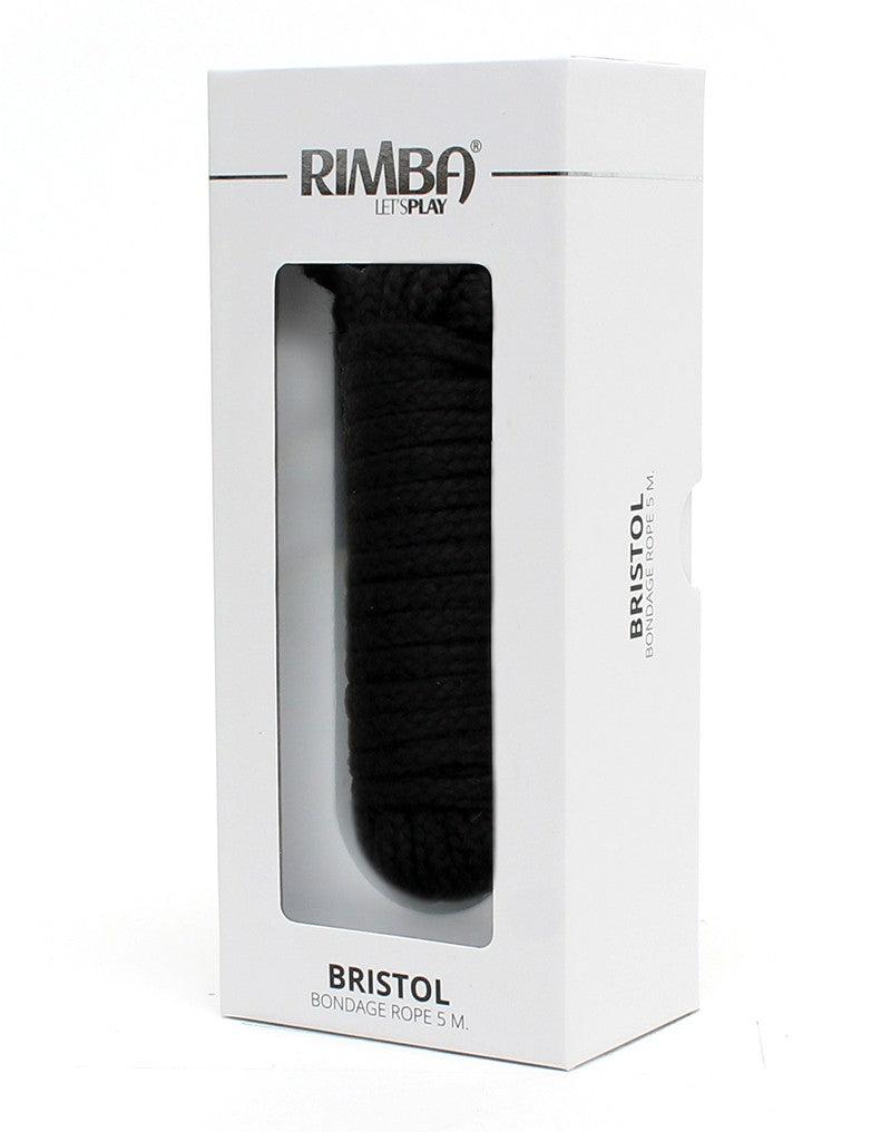 Rimba - Bristol - Bondagetouw Katoen - 5 Meter - Zwart-Laced-up.nl