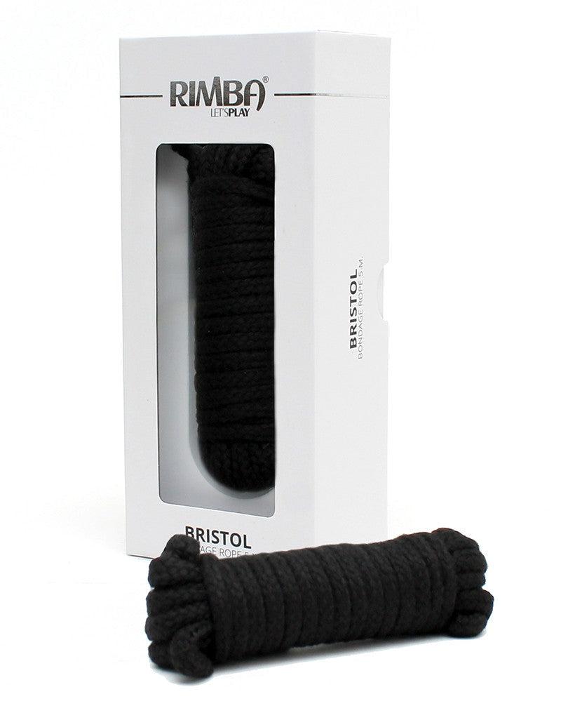 Rimba - Bristol - Bondagetouw Katoen - 5 Meter - Zwart-Laced-up.nl