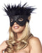 Rimba - Burlesque BDSM Set met Masker en Zweepje - Paars/Zwart-Laced-up.nl