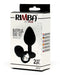 Rimba - Buttplug Duo Set Siliconen Met Kristal-Laced-up.nl