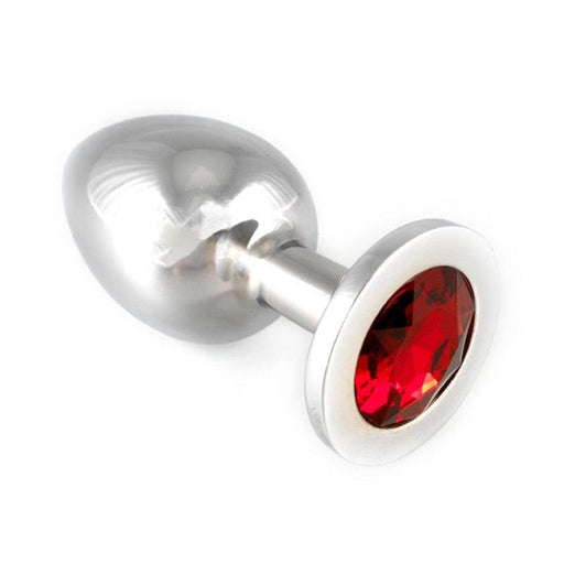 Rimba - Buttplug Groot Met Rood Kristal-Erotiekvoordeel.nl