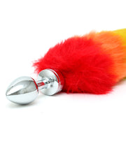 Rimba - Buttplug RVS Klein Met unicorn staart-Erotiekvoordeel.nl