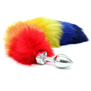 Rimba - Buttplug RVS Klein Met unicorn staart-Erotiekvoordeel.nl