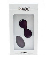 Rimba - Cannes - Oplaadbare Vagina Balletjes met Afstandsbediening - Paars-Laced-up.nl