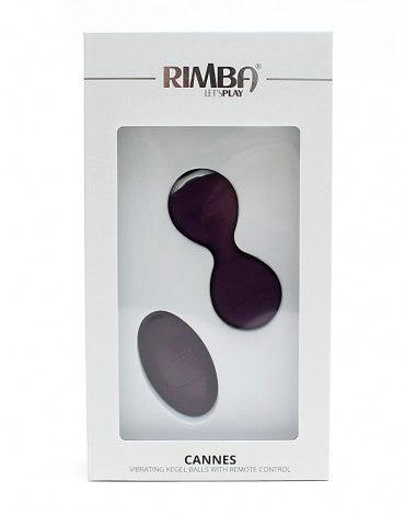 Rimba - Cannes - Oplaadbare Vagina Balletjes met Afstandsbediening - Paars-Laced-up.nl