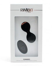 Rimba - Cannes - Oplaadbare Vagina Balletjes met Afstandsbediening - Zwart-Laced-up.nl