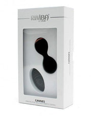 Rimba - Cannes - Oplaadbare Vagina Balletjes met Afstandsbediening - Zwart-Laced-up.nl